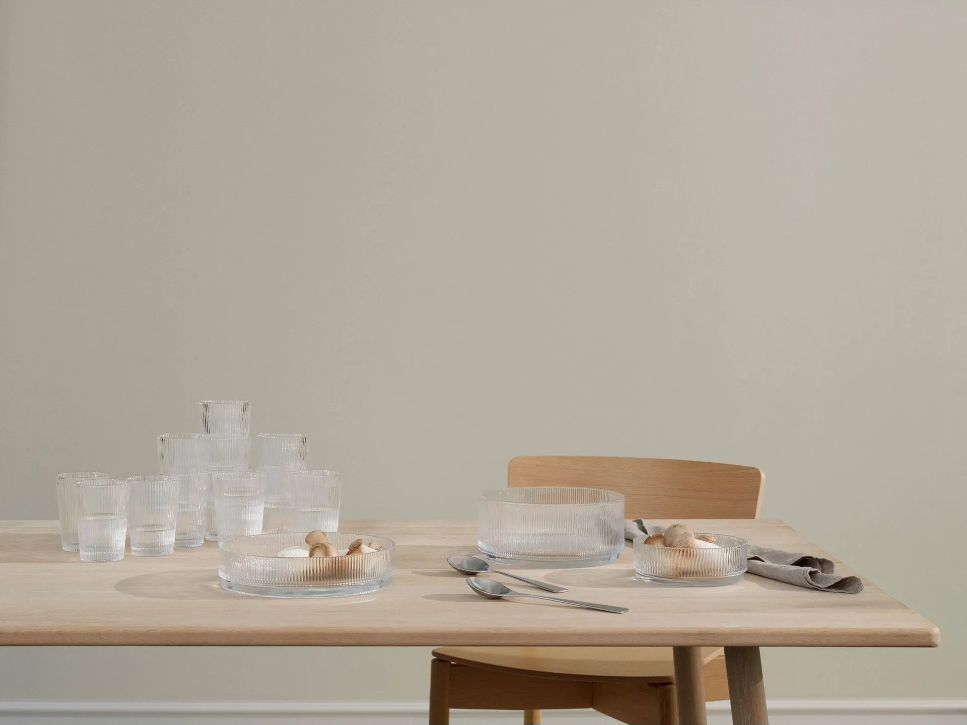 Pilastro Servierschale Ø23 cm, Klar Stelton
