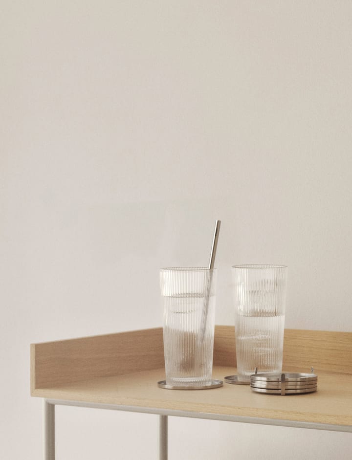 Stelton wiederverwendbare Trinkhalme 4er-Pack, Steel Stelton