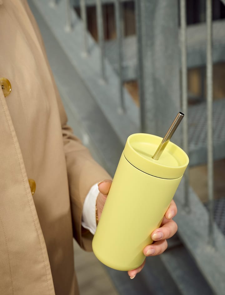 To Go Sip Thermobecher mit Strohhalm 0,4 L, Laevis Stelton