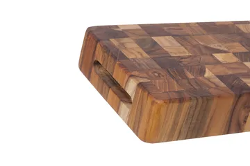 Teakhaus Butcher Block Servier- und Schneidebrett - Teak - Teakhaus
