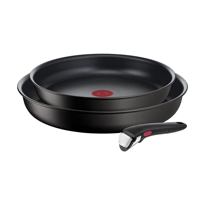 Ingenio Unlimited Bratpfannenset 3 Teile - Schwarz - Tefal