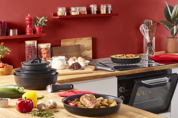 Ingenio Unlimited Bratpfannenset 3 Teile - Schwarz - Tefal