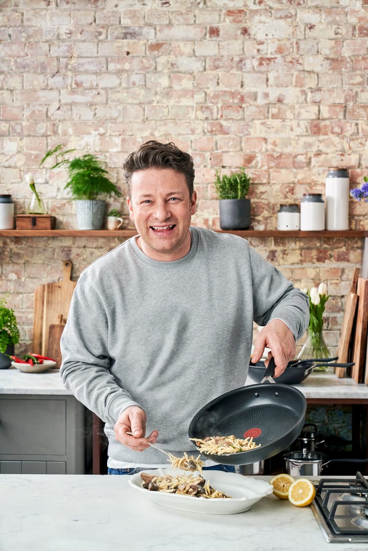 Jamie Oliver Quick & Easy Pfanne hart eloxiert, 24cm Tefal