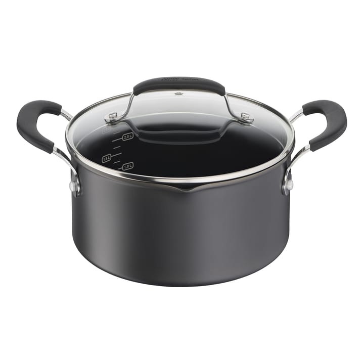 Jamie Oliver Quick & Easy Topf hart eloxiert, 3 L Tefal