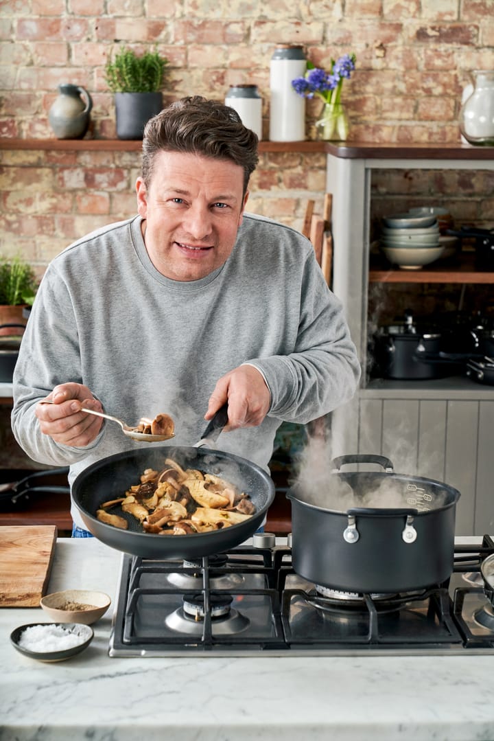 Jamie Oliver Quick & Easy Wokpfanne hart eloxiert, 30cm Tefal