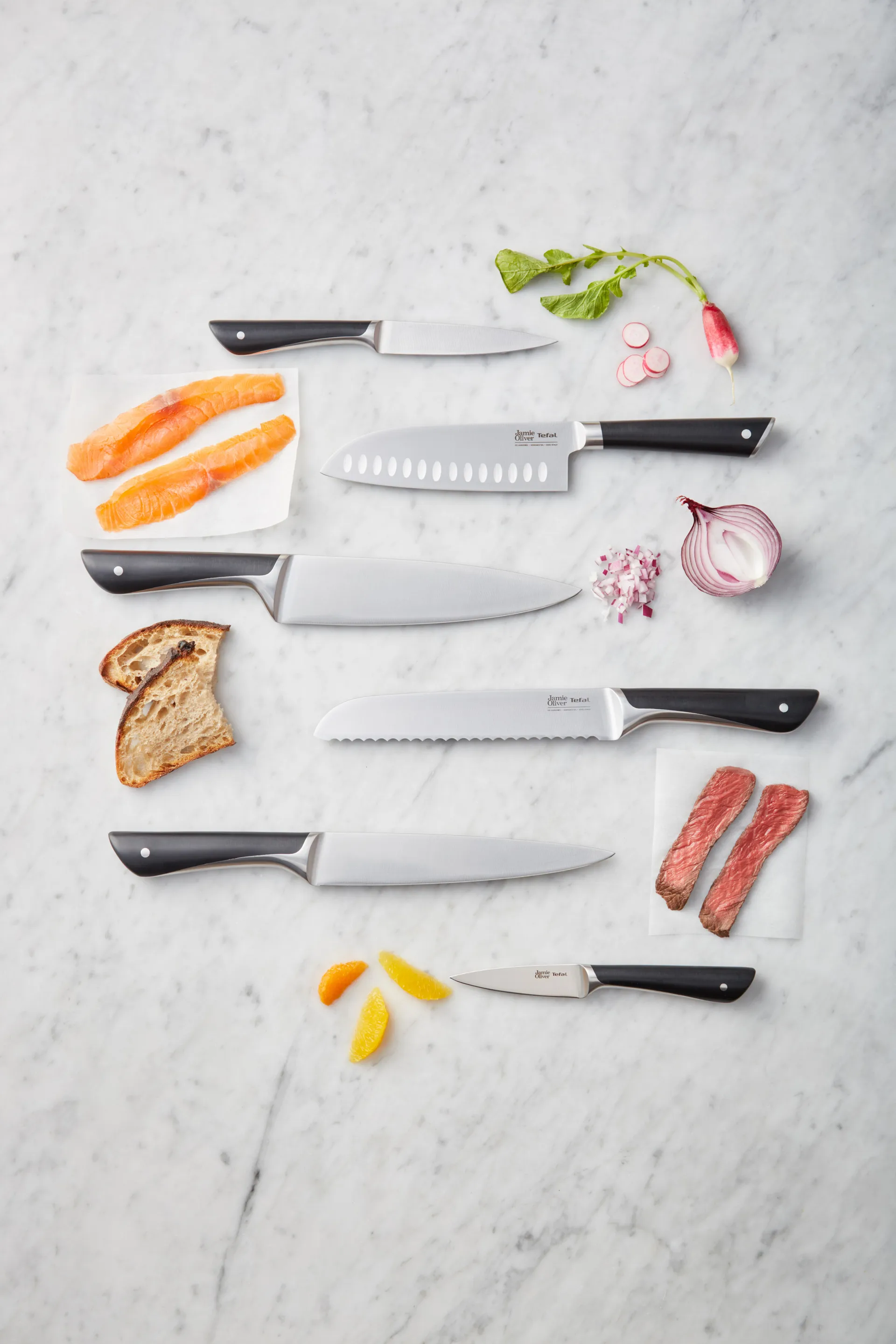 Jamie Oliver Tranchermesser 20cm, Edelstahl Tefal