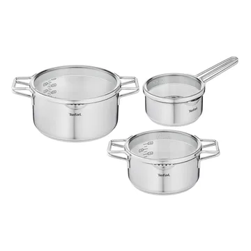 Nordica Topfset 6-teilig - Edelstahl - Tefal