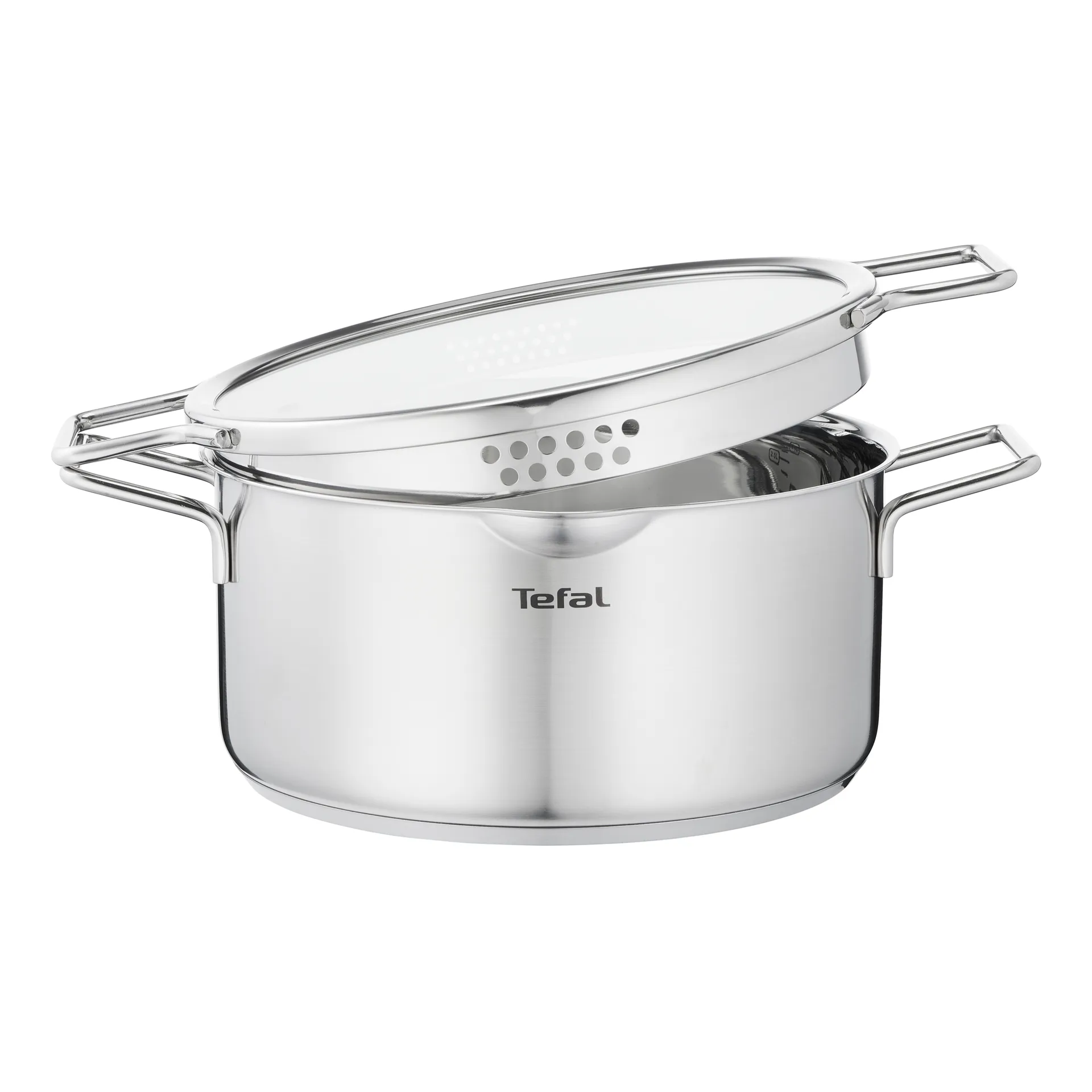 Nordica Topfset 6-teilig, Edelstahl Tefal