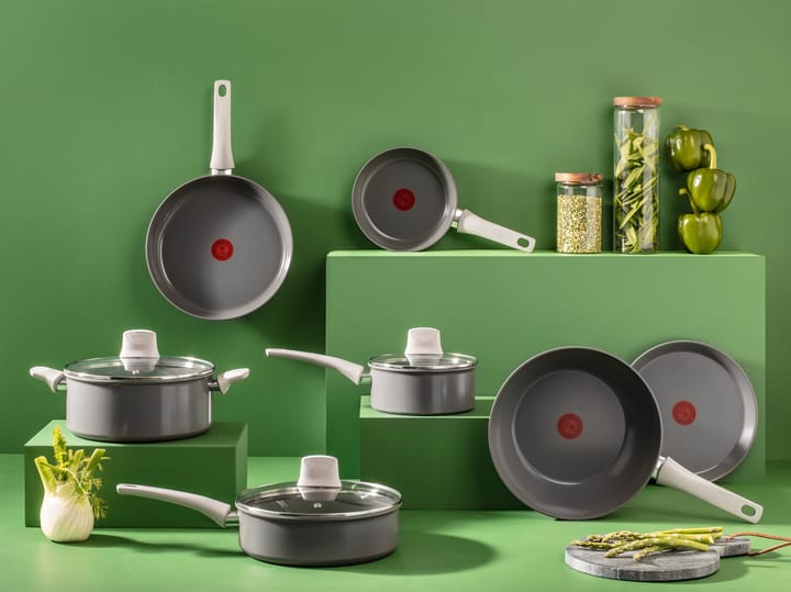 Renew ON Pfannen-Set 2 Teile, Grau Tefal