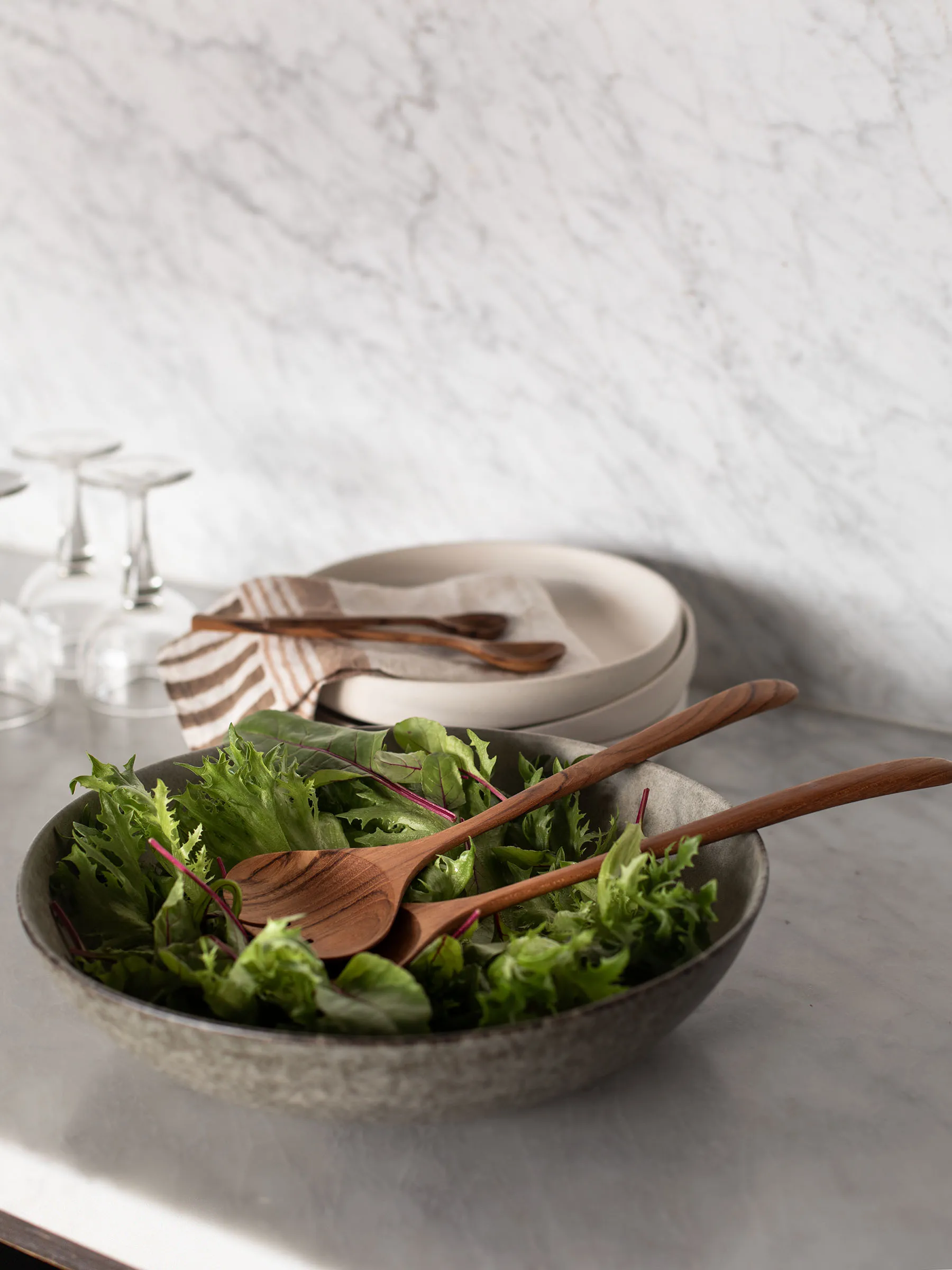 Bon Salatschüssel Ø30 cm, Steingut Tell Me More