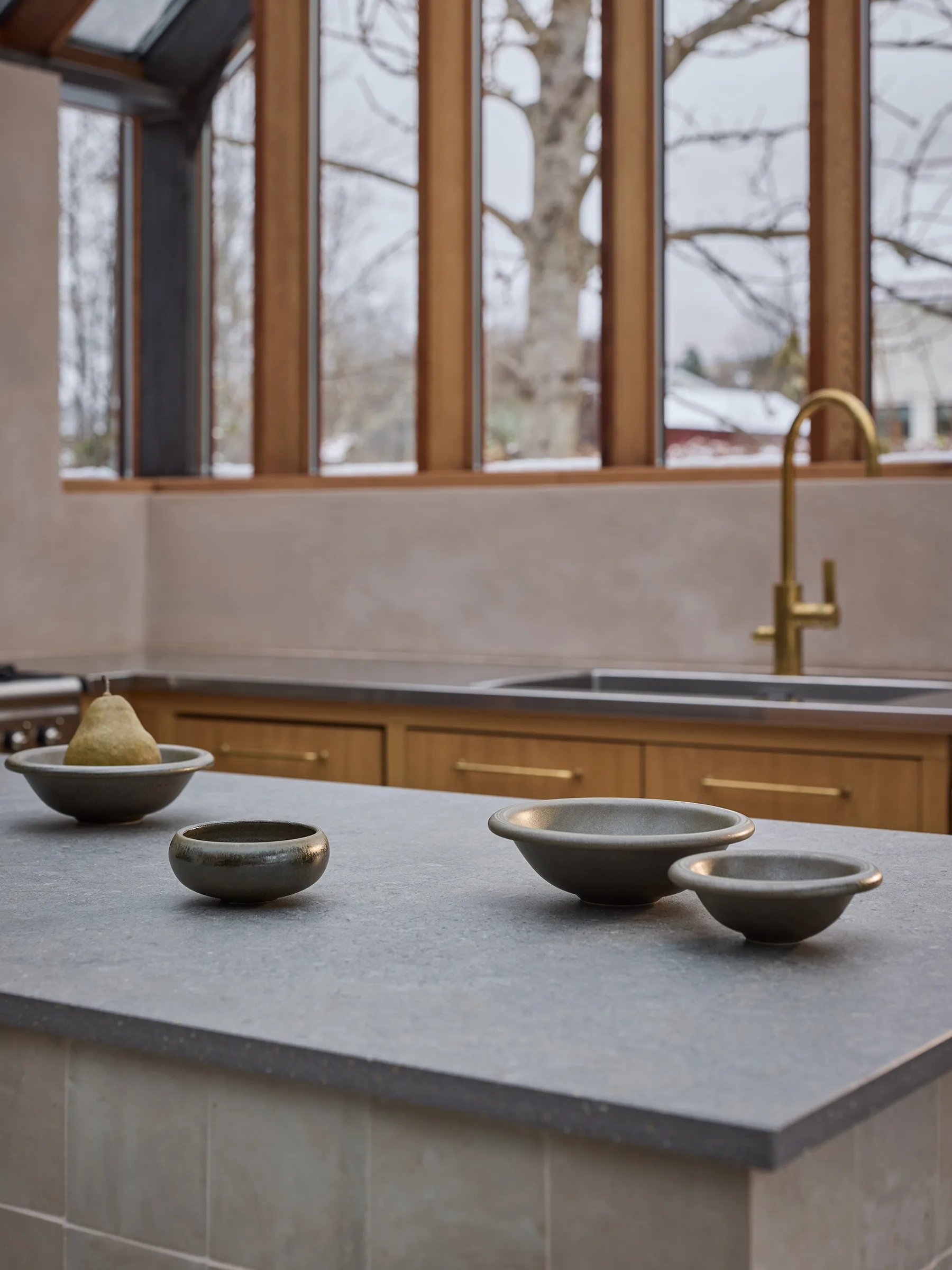 Elba Schale, Green brown, Ø18 cm Tell Me More