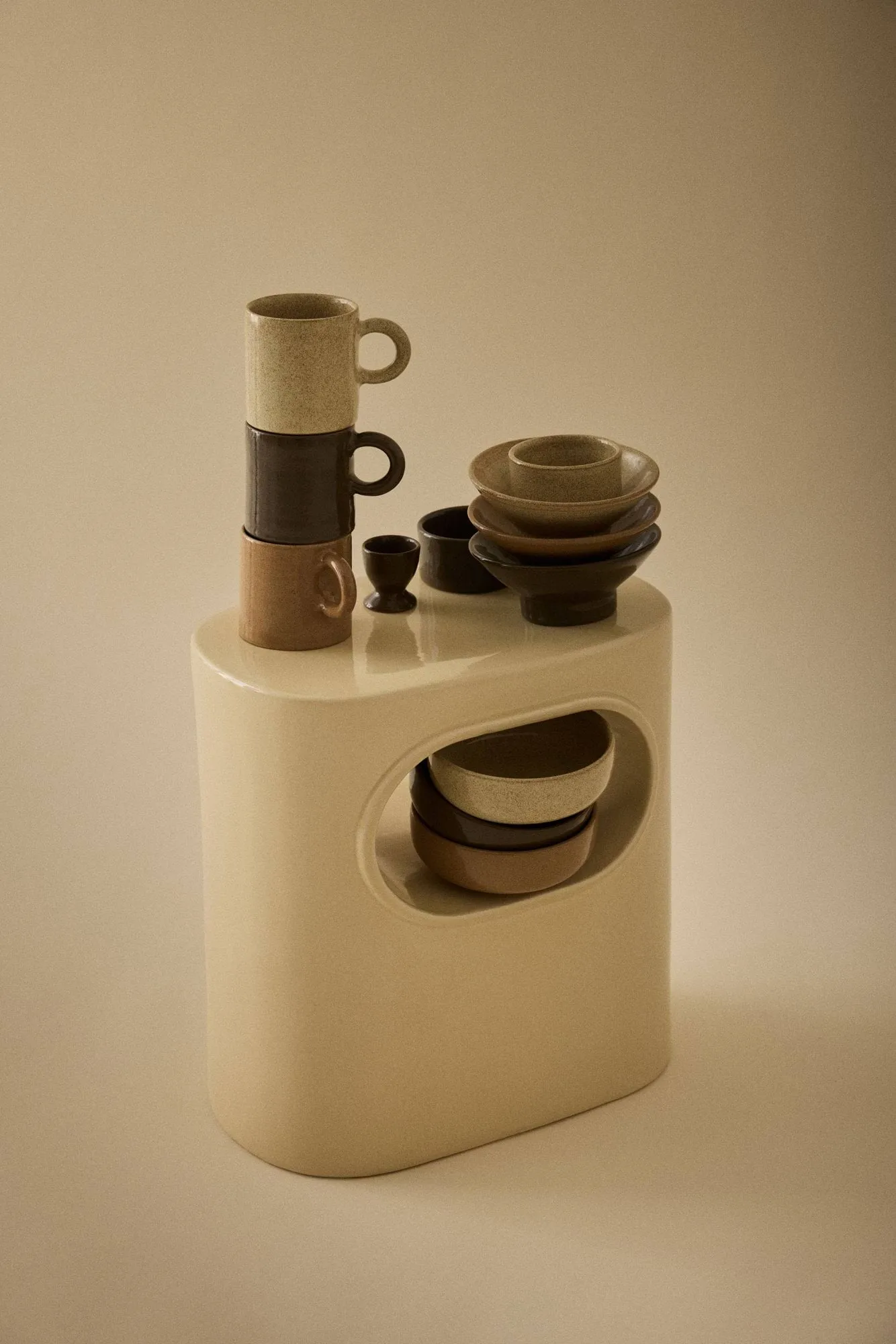 Elio Schale, Dark brown, Ø14x5 cm Tell Me More