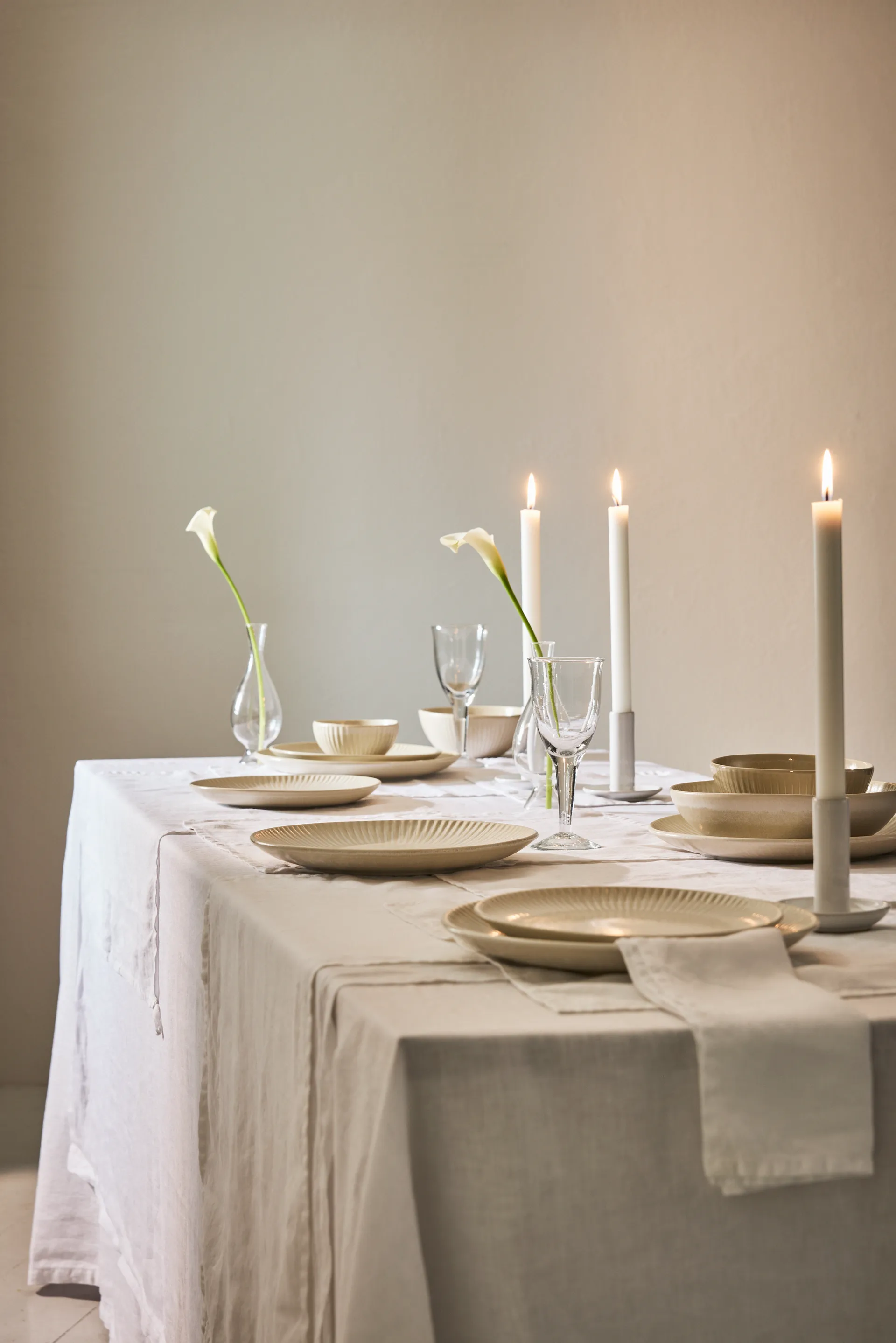 Granada tiefer Teller Ø22 cm, Cremeweiss-beige Tell Me More