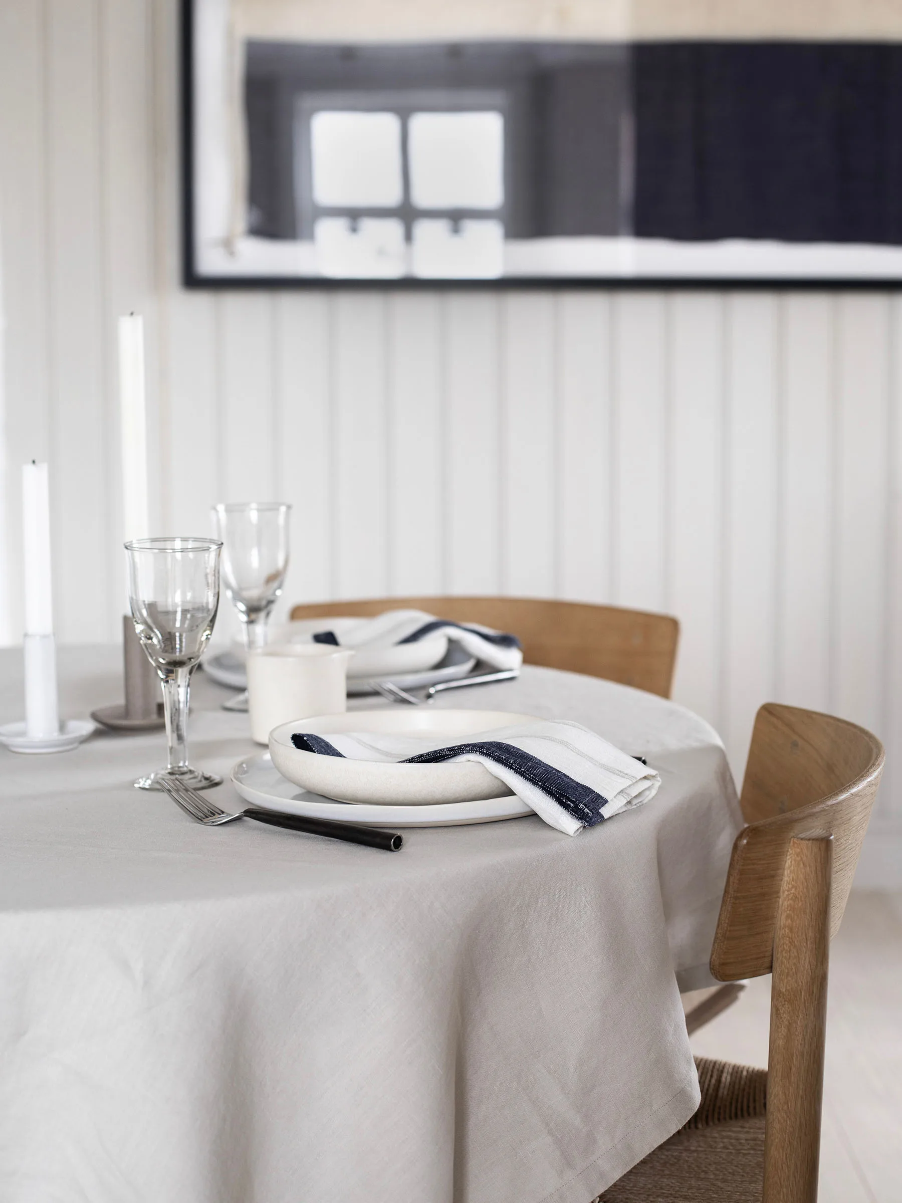Maya Geschirrtuch 50x70 cm, Navy Stripe Tell Me More