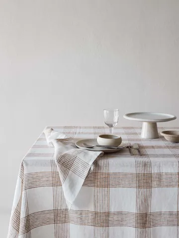 Odette Stoffserviette - Brown, 45x45 cm - Tell Me More