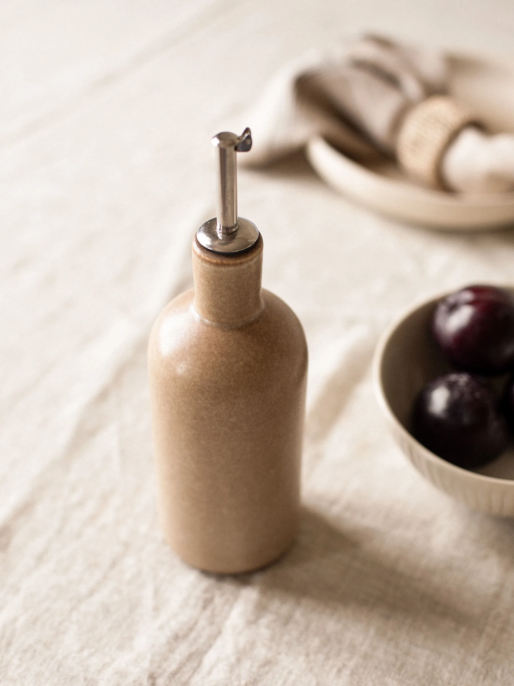 Palermo Flasche für Öl- & Essig, Beige, small 50 cl Tell Me More