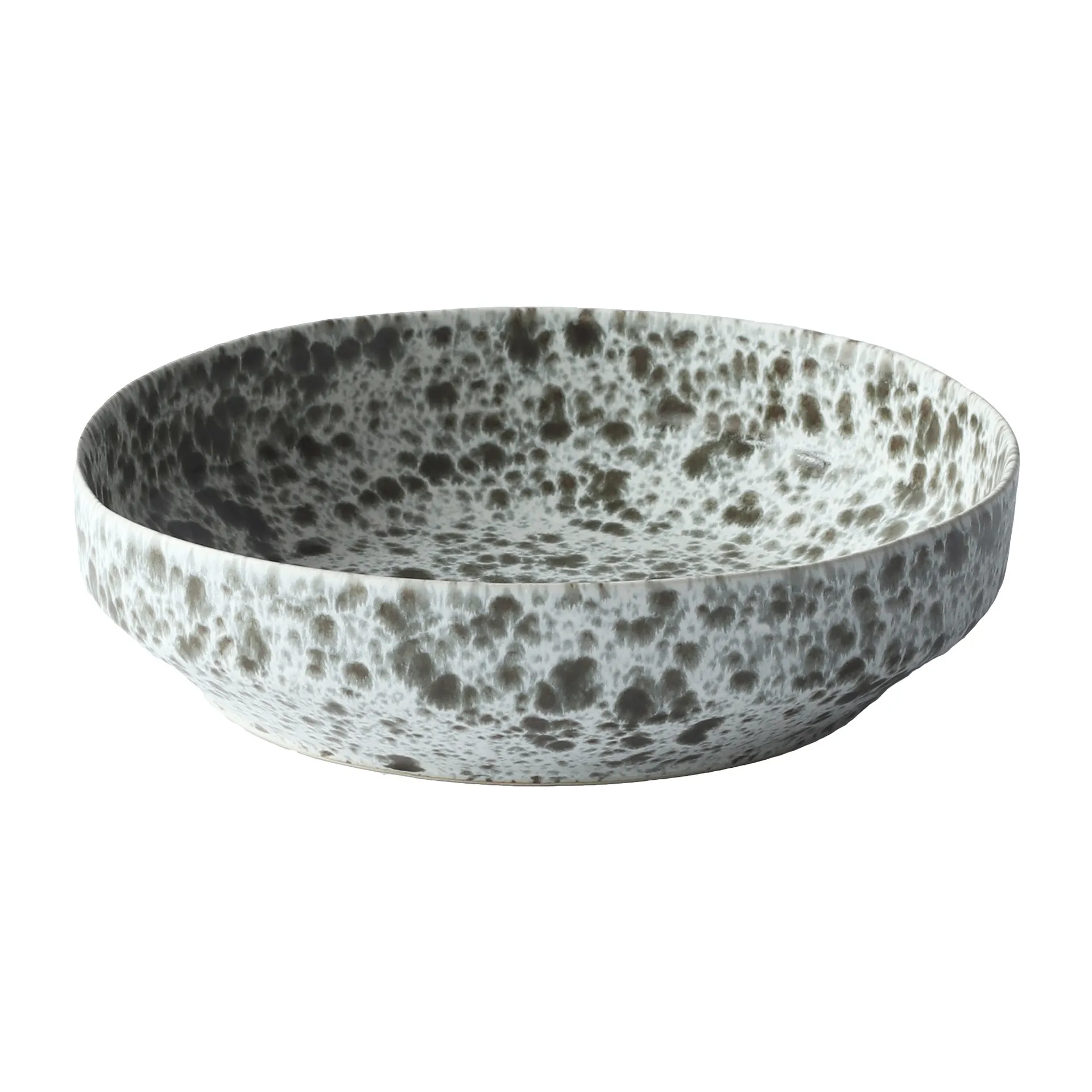 Rivoli Servierschale Ø22,5cm, Green splatter Tell Me More