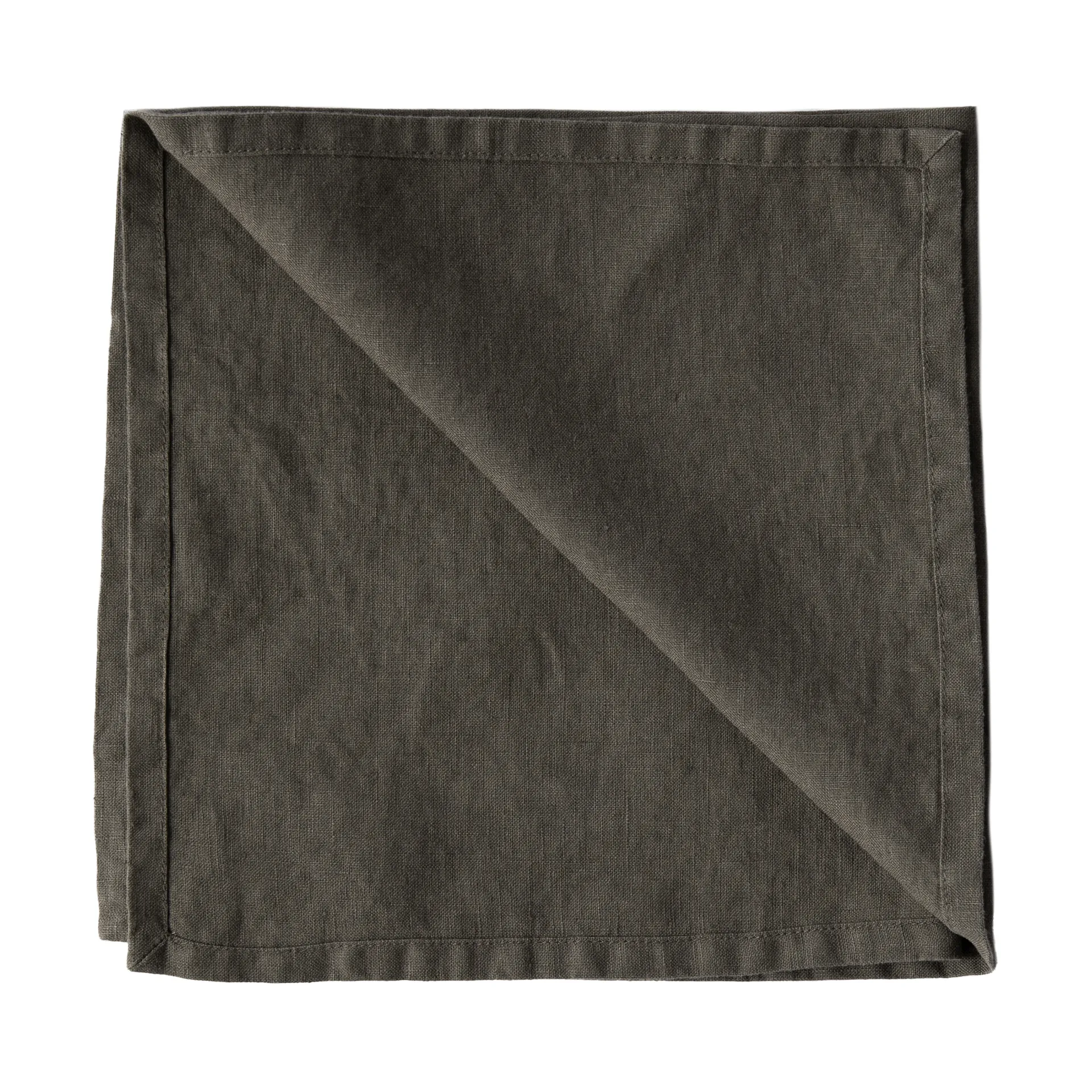 Washed linen Serviette, Taupe Tell Me More