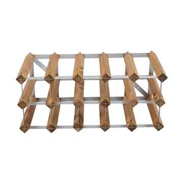 The Swedish Wine Rack Factory Weinregal montiert - 12 Flaschen-helles Kiefer - The Swedish Wine Rack Factory
