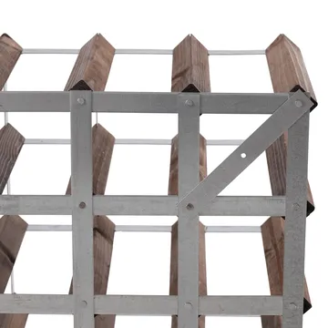 The Swedish Wine Rack Factory Weinregal montiert - 30 Flaschen-dunkle Kiefer - The Swedish Wine Rack Factory