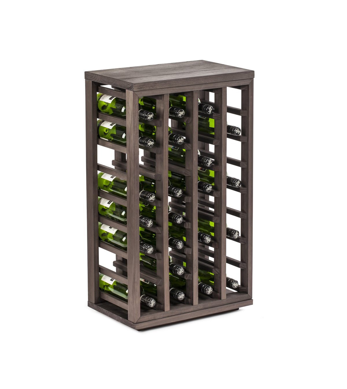 Traditional Wine Racks Traditional Weinregale Vindisplay 32 Flaschen Eiche gebürstet