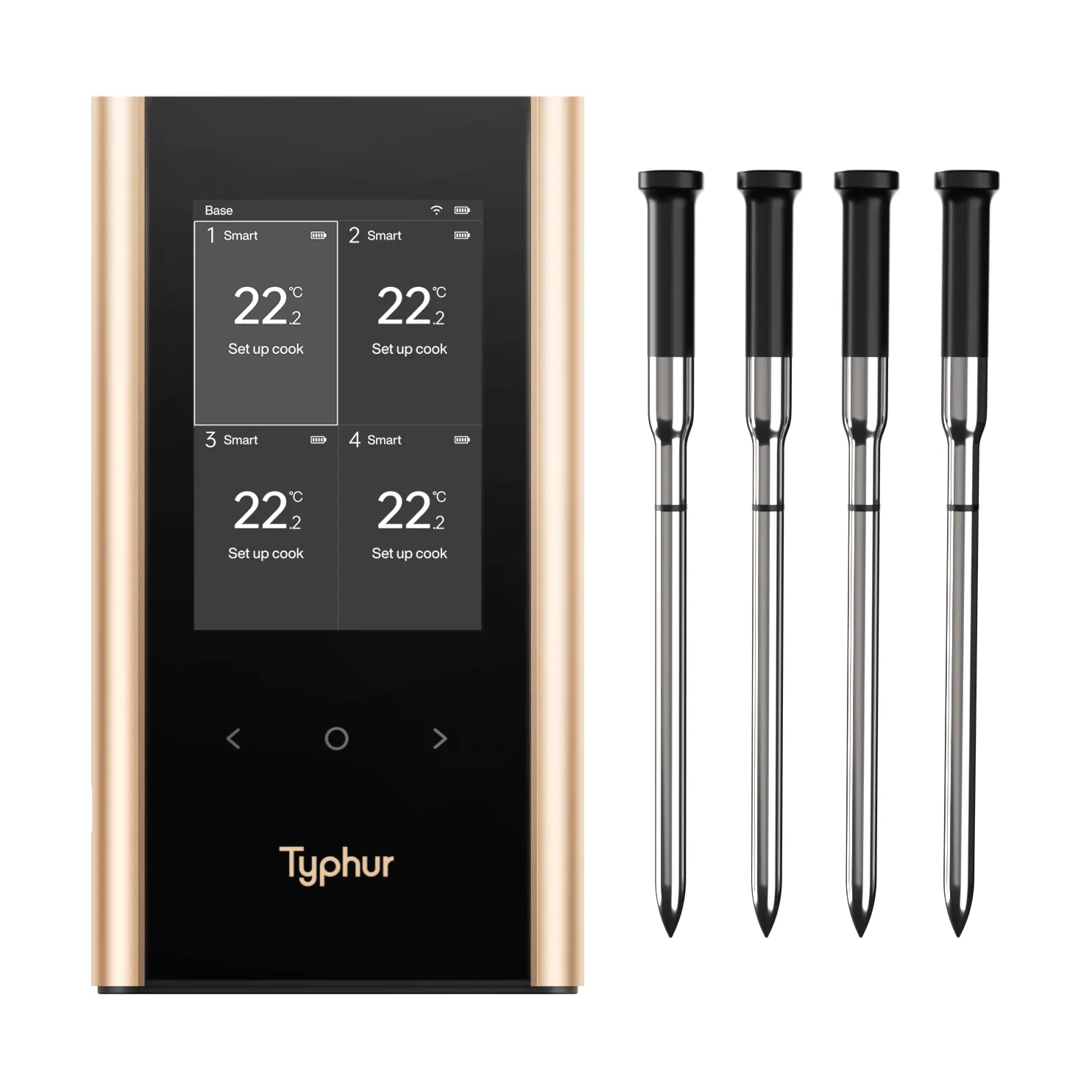 Typhur Sync Gold Küchenthermometer, Quad Typhur