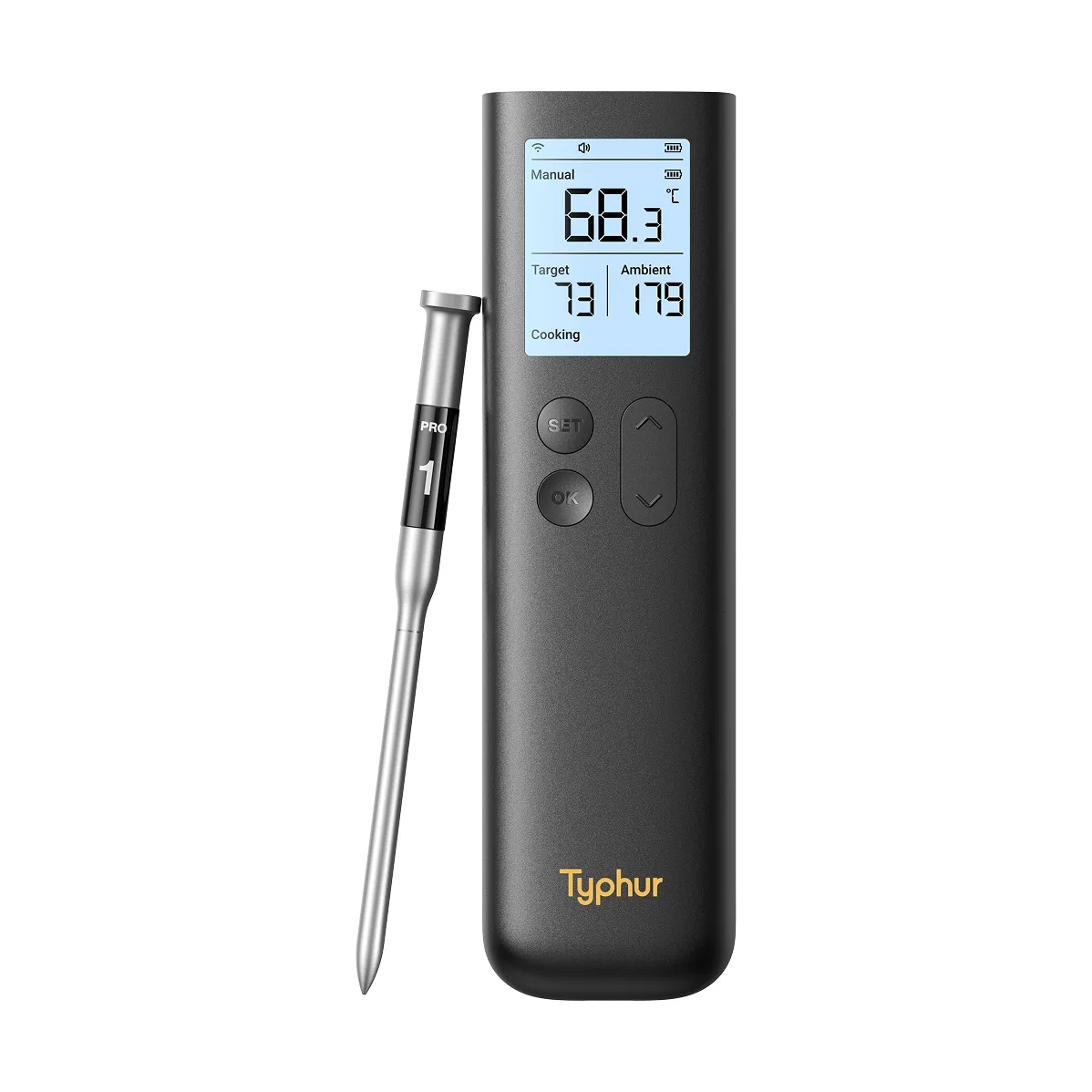Typhur Sync Gold Küchenthermometer, Wenig Typhur