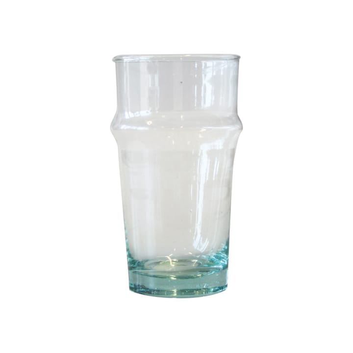 Trinkglas aus recyceltem Glas klein, Klar-grün URBAN NATURE CULTURE