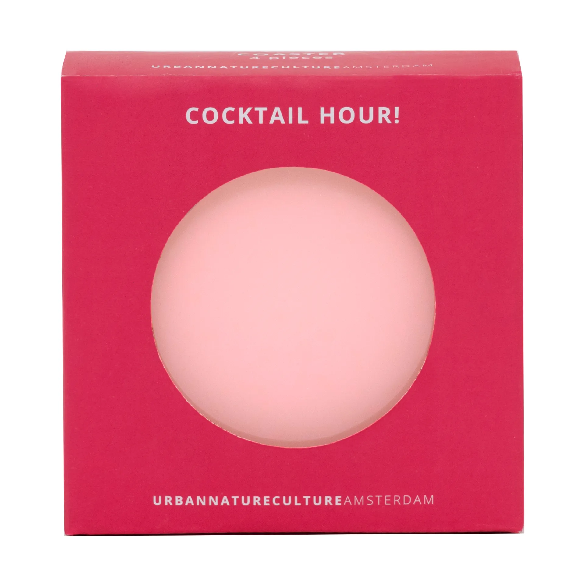 Urban Nature Culture Geschenkset Untersetzer 4er-Pack, Pink URBAN NATURE CULTURE