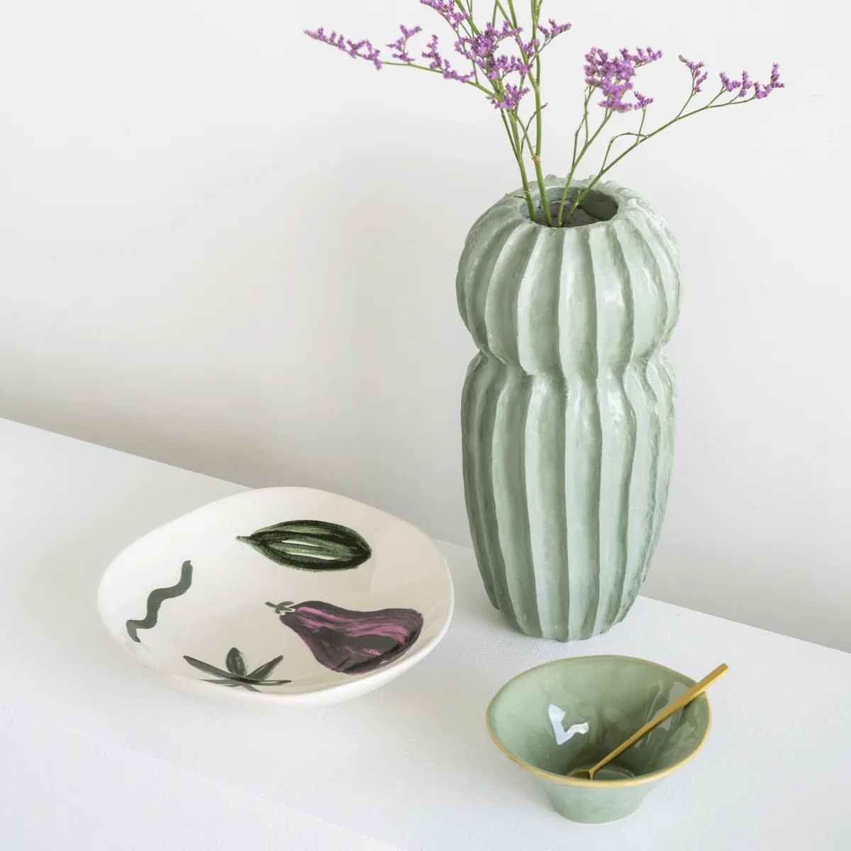 Whimsical Schale Ø13cm, Green URBAN NATURE CULTURE