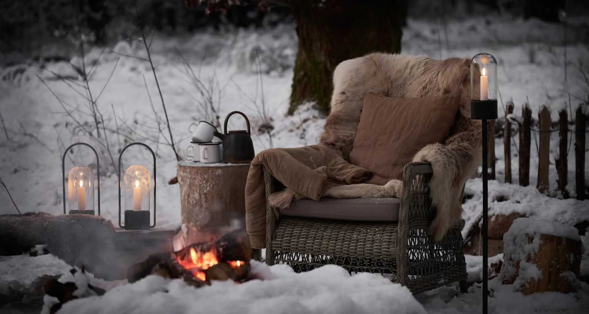 Outdoor-Halter für Lanterna 34 cm, Schwarz Uyuni Lighting