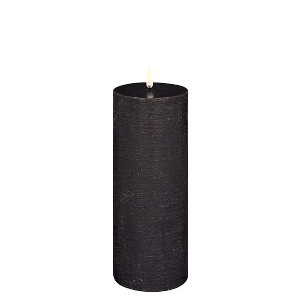 Pillar LED-Kerze 7,8 x 20 cm - Schwarz - Uyuni Lighting