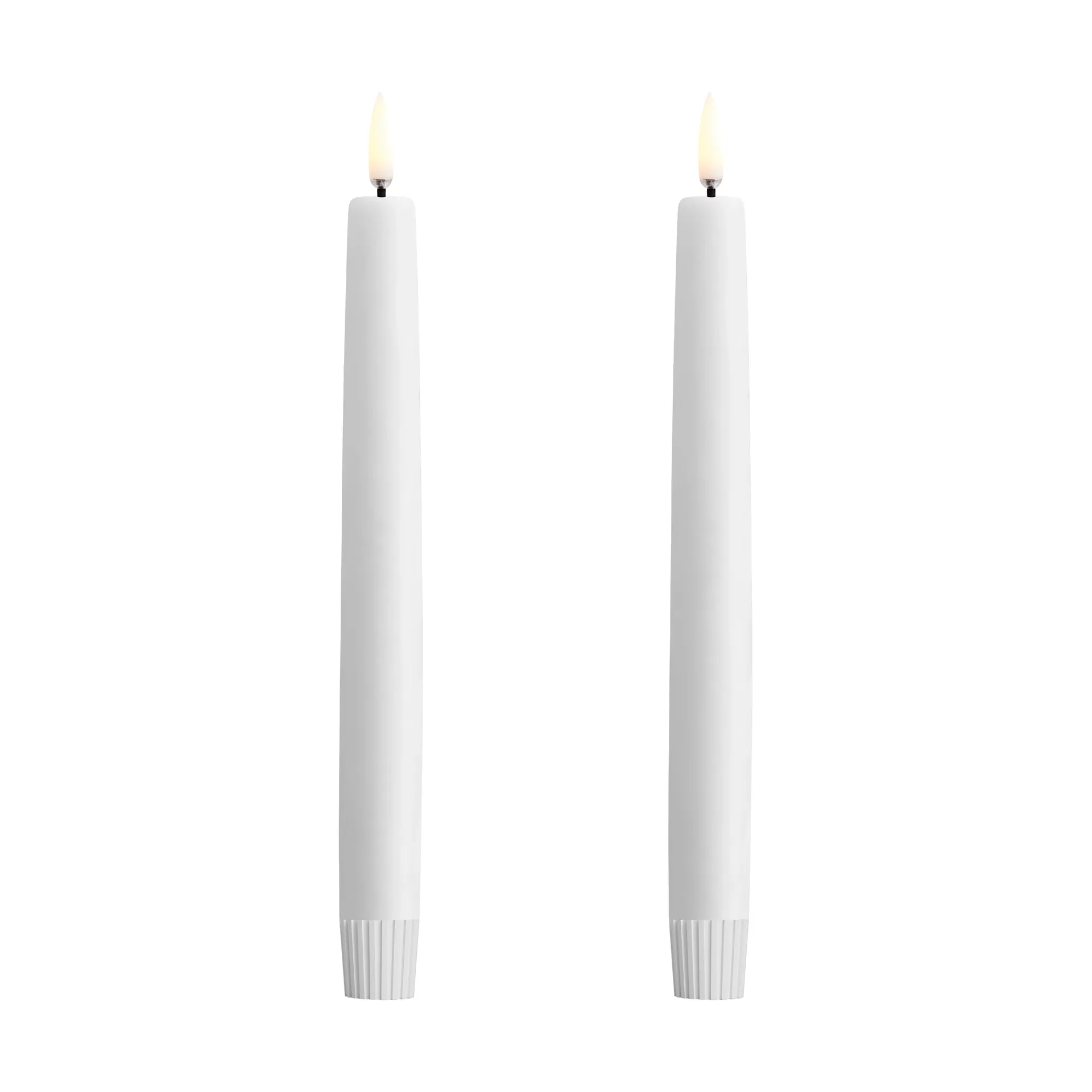 Uyuni LED Stabkerze weiß 2er Pack, Ø2,3 x 20cm Uyuni Lighting