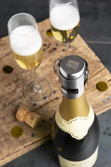 Vacuvin Champagne-Stopper Weinkorken - Edelstahl - Vacuvin
