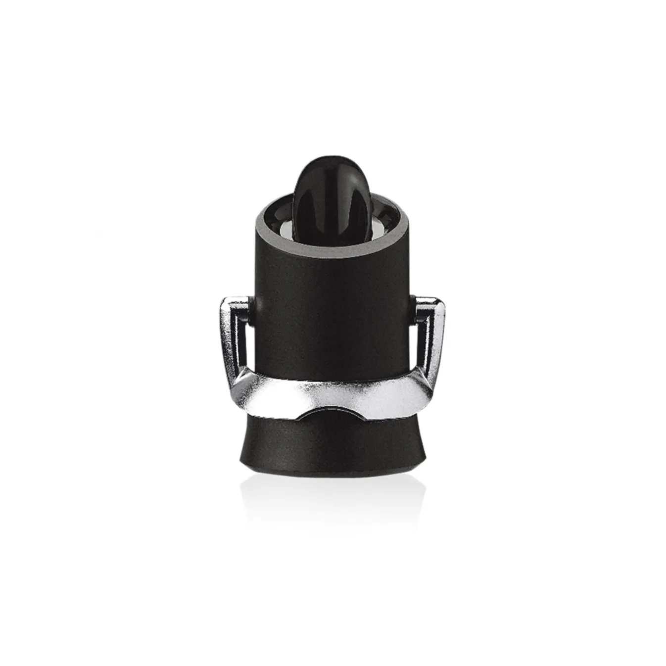 Vacuvin Champagnerverschluss und -ausgießer, Schwarz Vacuvin