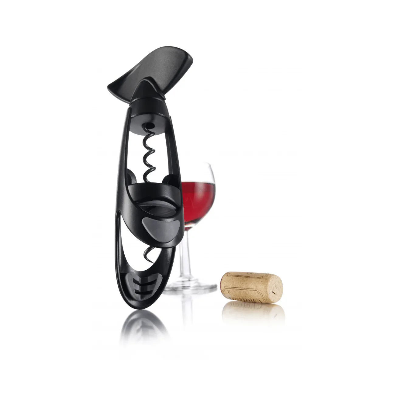 Vacuvin Twister Korkenzieher, Schwarz Vacuvin