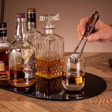 Vacuvin Whiskeysteine - Edelstahl, 4er-Pack - Vacuvin