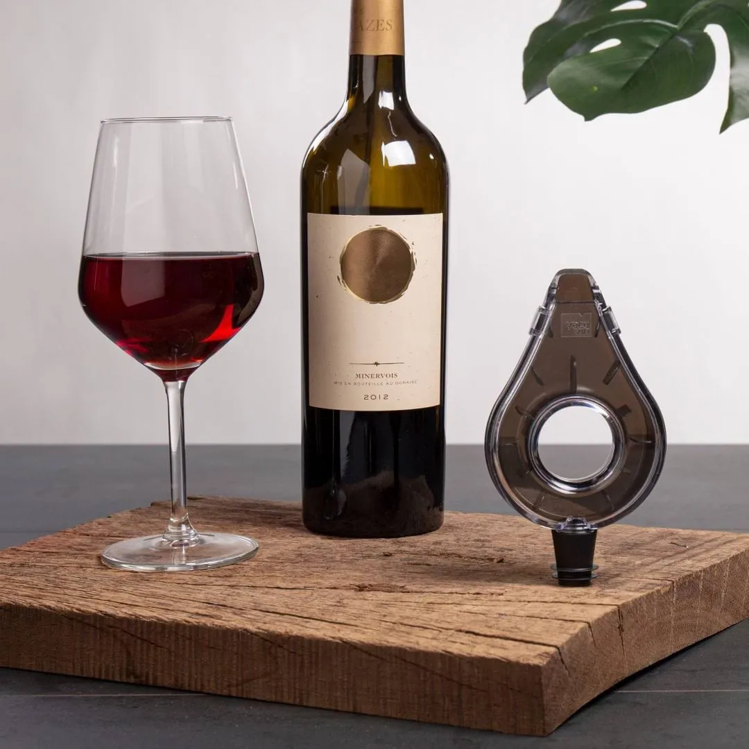 Vacuvin Wine Areator Weinbelüfter, Grau Vacuvin