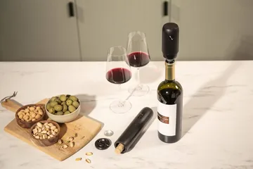 Vacuvin Wine Saver elektrische Vakuumpumpe - Schwarz - Vacuvin