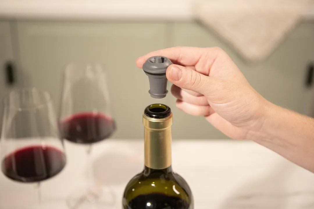 Vacuvin Wine Saver elektrische Vakuumpumpe, Schwarz Vacuvin