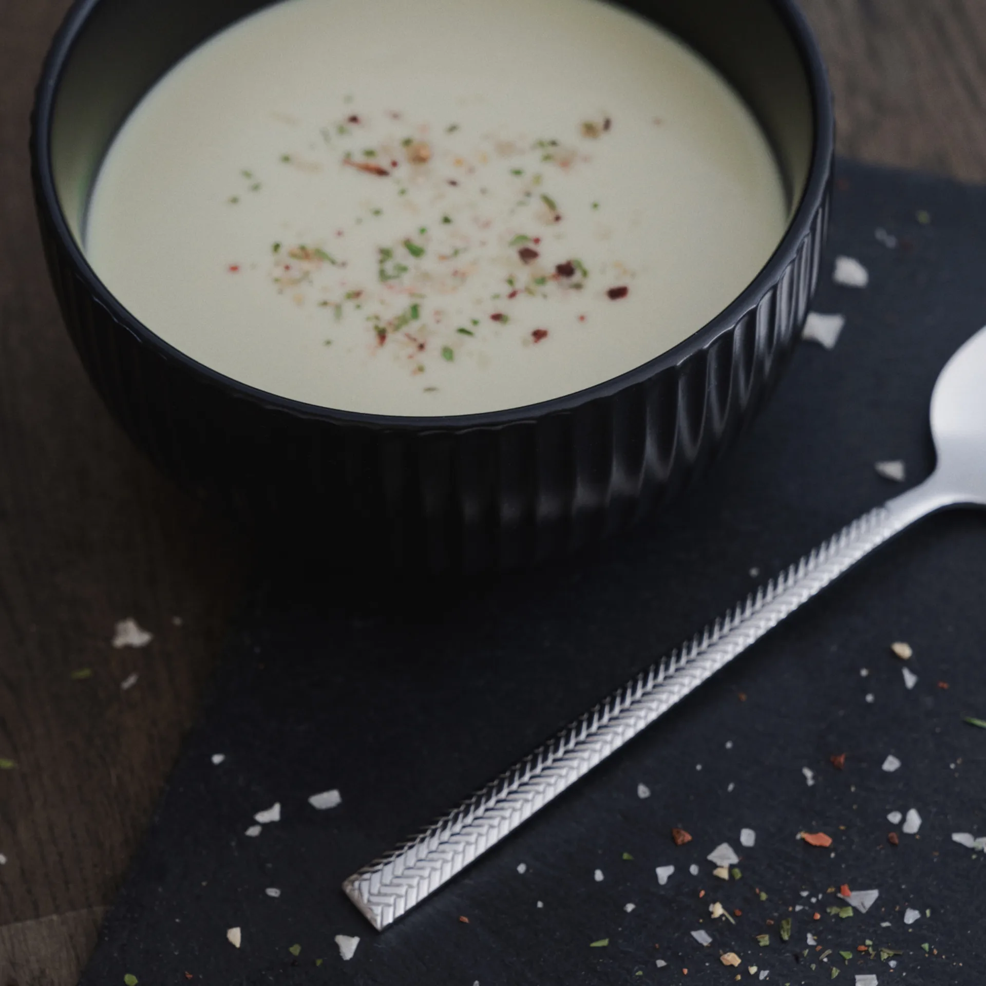 Duga flinga Schale 70 cl 4er Pack, Weiß, sandgrau, antracit, schwarz Vargen & Thor