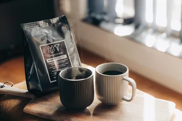 Duga XL Tasse 35 cl 4er Pack - Weiß, sandgrau, antracit, schwarz - Vargen & Thor