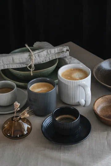 Duga XL Tasse 35 cl 4er Pack - Weiß, sandgrau, antracit, schwarz - Vargen & Thor