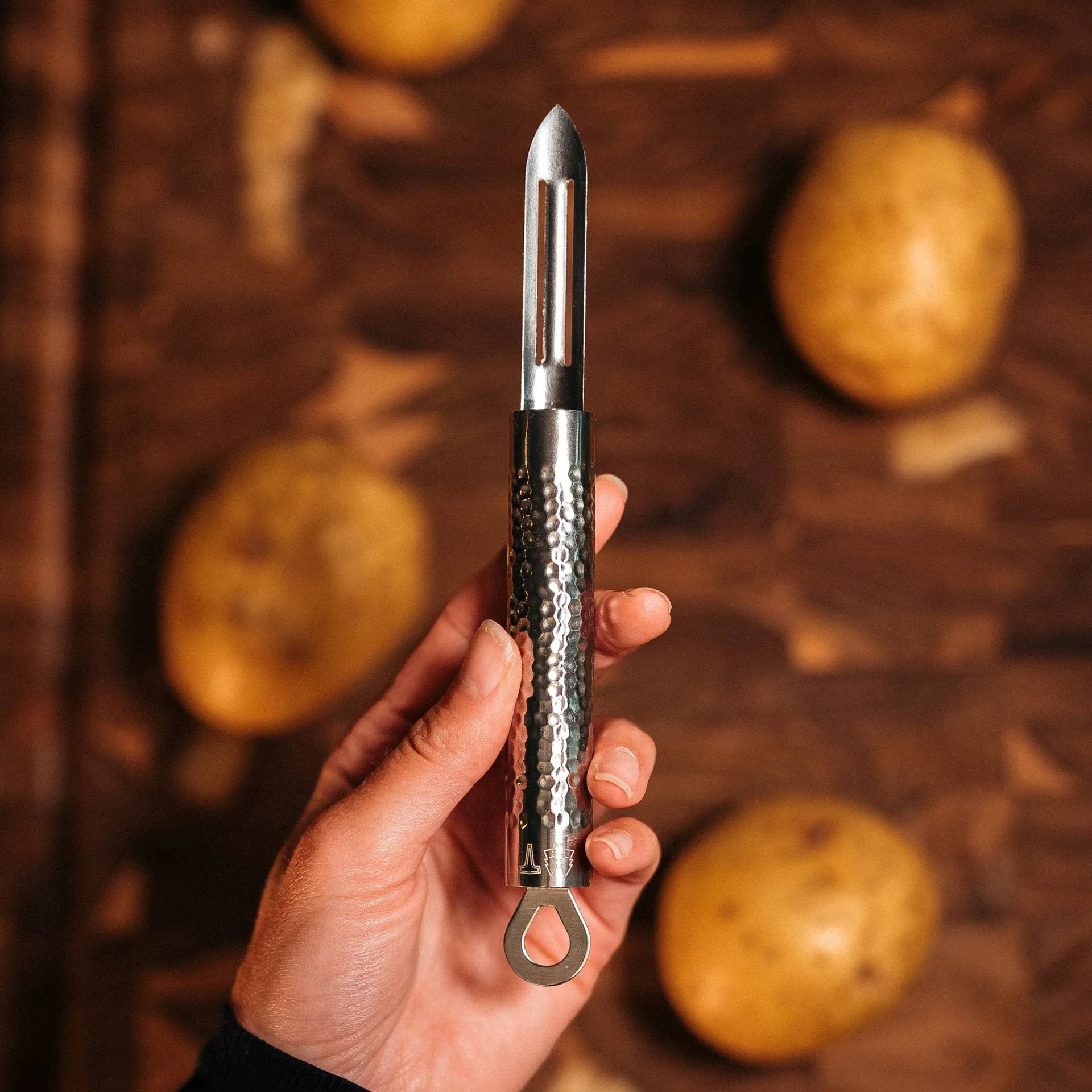 Frost Kartoffelschäler, Silber, 23 cm Vargen & Thor