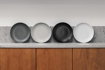 Gastro Teller Ø25cm 4er Pack - Weiß, sandgrau, antracit, schwarz - Vargen & Thor