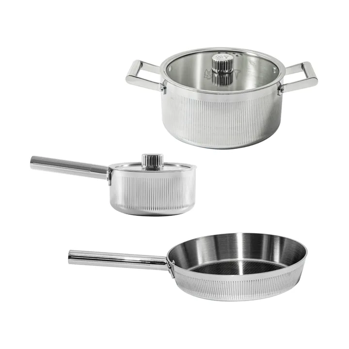 Glima Pro Basis-Topfset - Silber, 5 Teile - Vargen & Thor