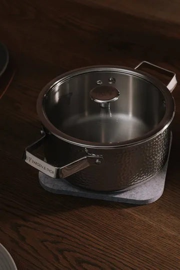 Kroma Bark Topf - Polierter Stahl, 2,8 l - Vargen & Thor