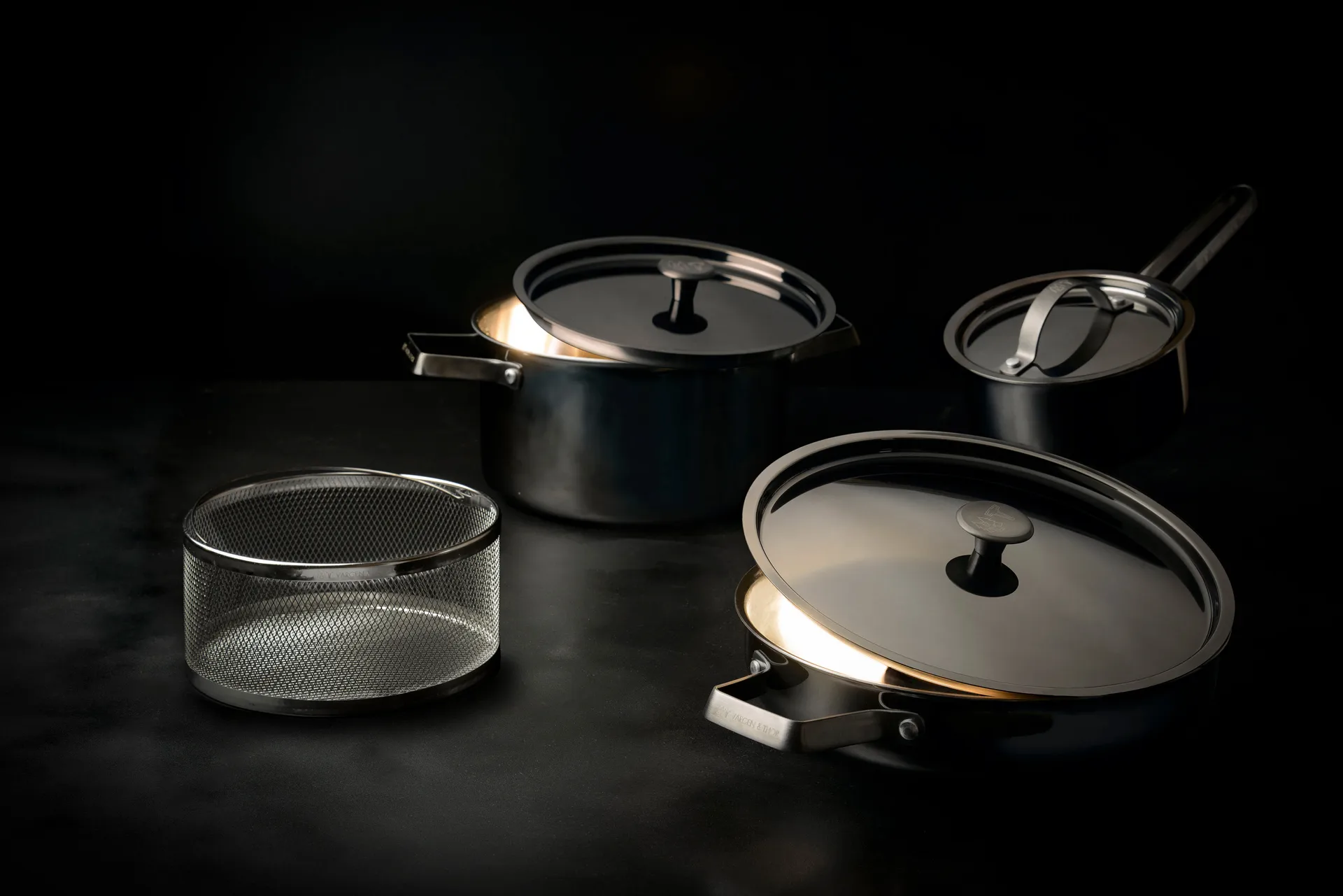 Schwarzstahl PRO set, 4 Teile Vargen & Thor