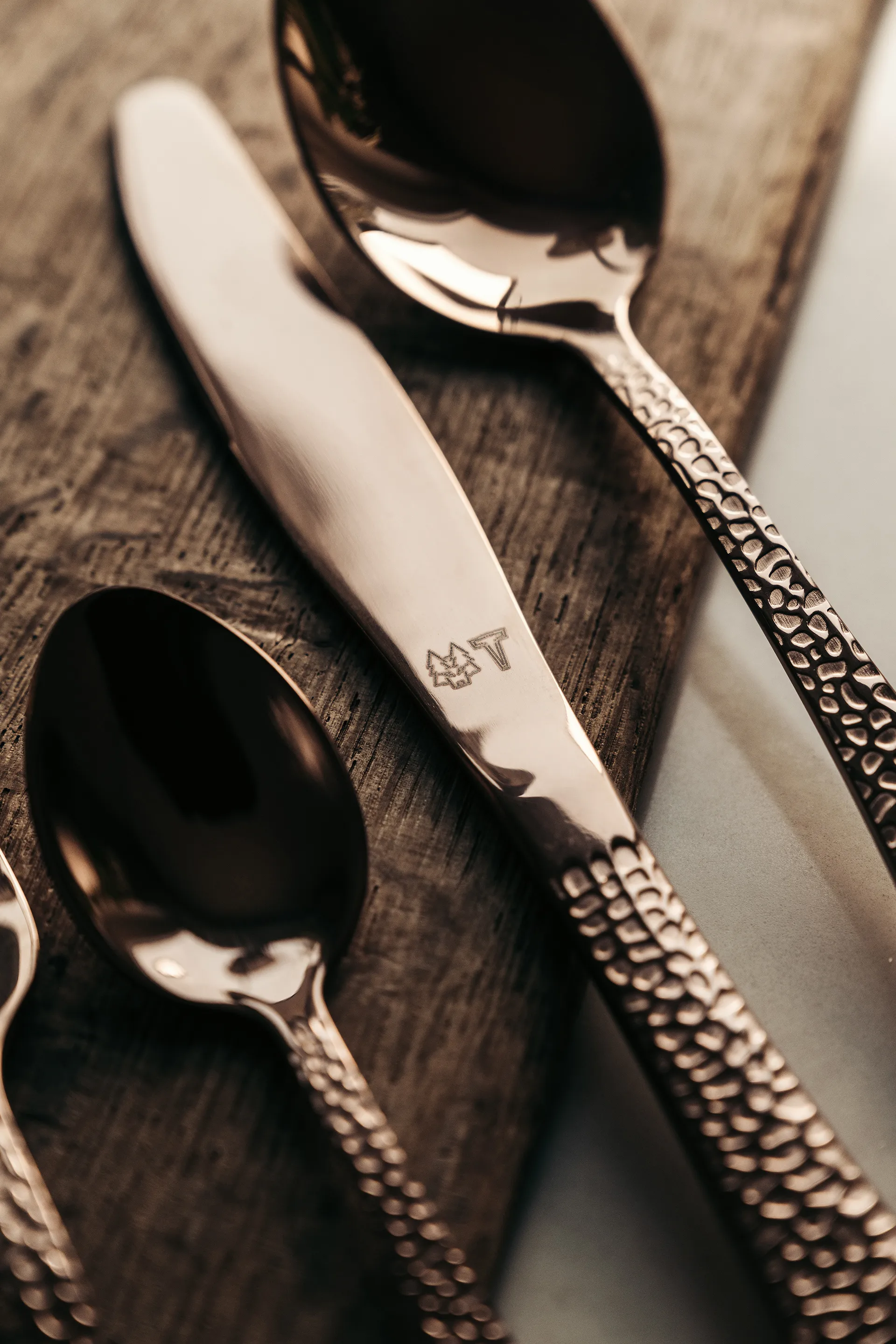 Vargen & Thor Besteckset 16 Teile, Phönix, Kupfer Vargen & Thor