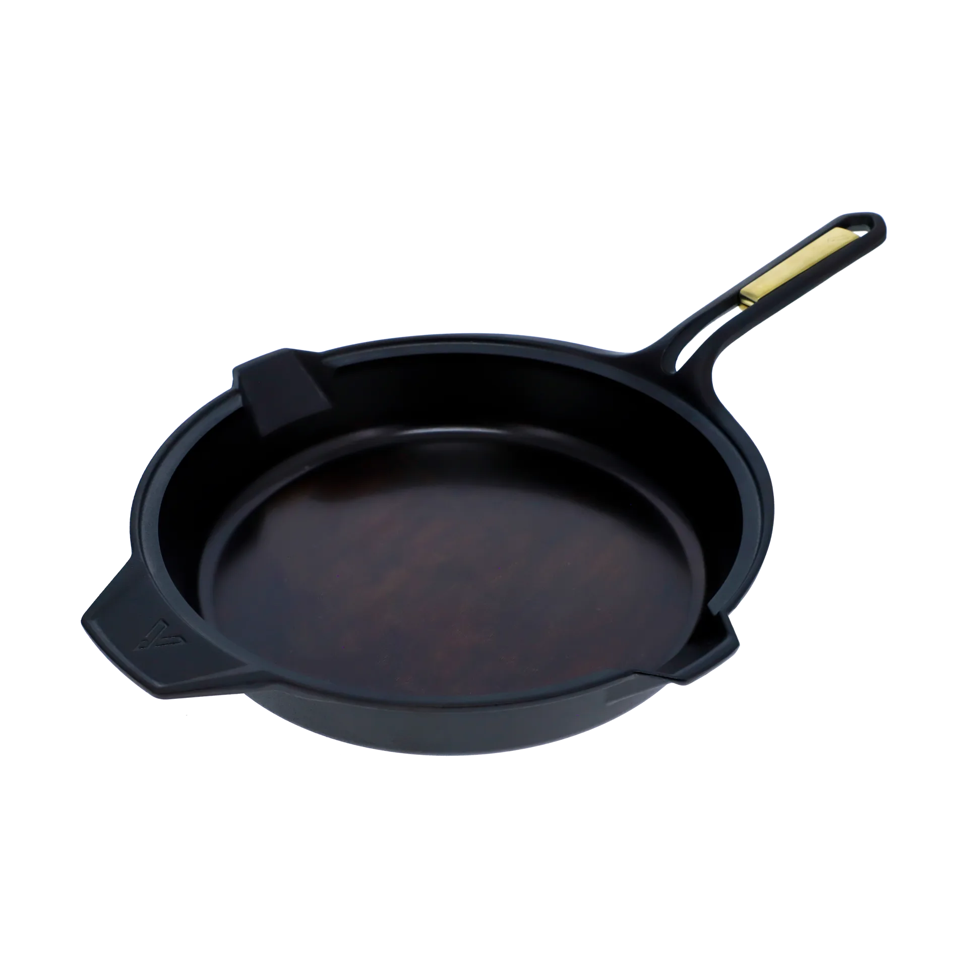 Signature Bratpfanne aus poliertem Gusseisen 25 cm, Schwarz Victoria